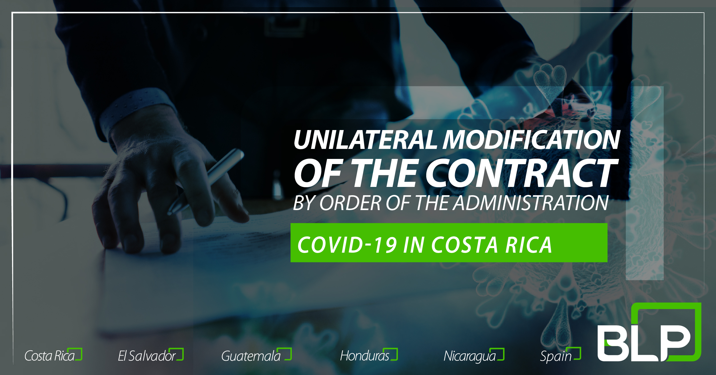 Unilateral modification of the contract by order of the Administration.