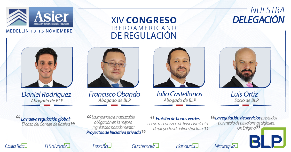 BLP participa en el XIV Congreso Iberoamericano de Regulación “Hacia una regulación inteligente”, organizado por Asociación Iberoamericana de Estudios de Regulación (ASIER)