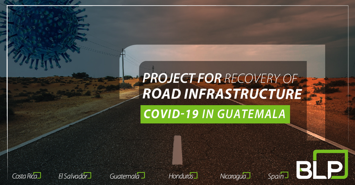 Project for the recovery of road infrastructure in Guatemala.