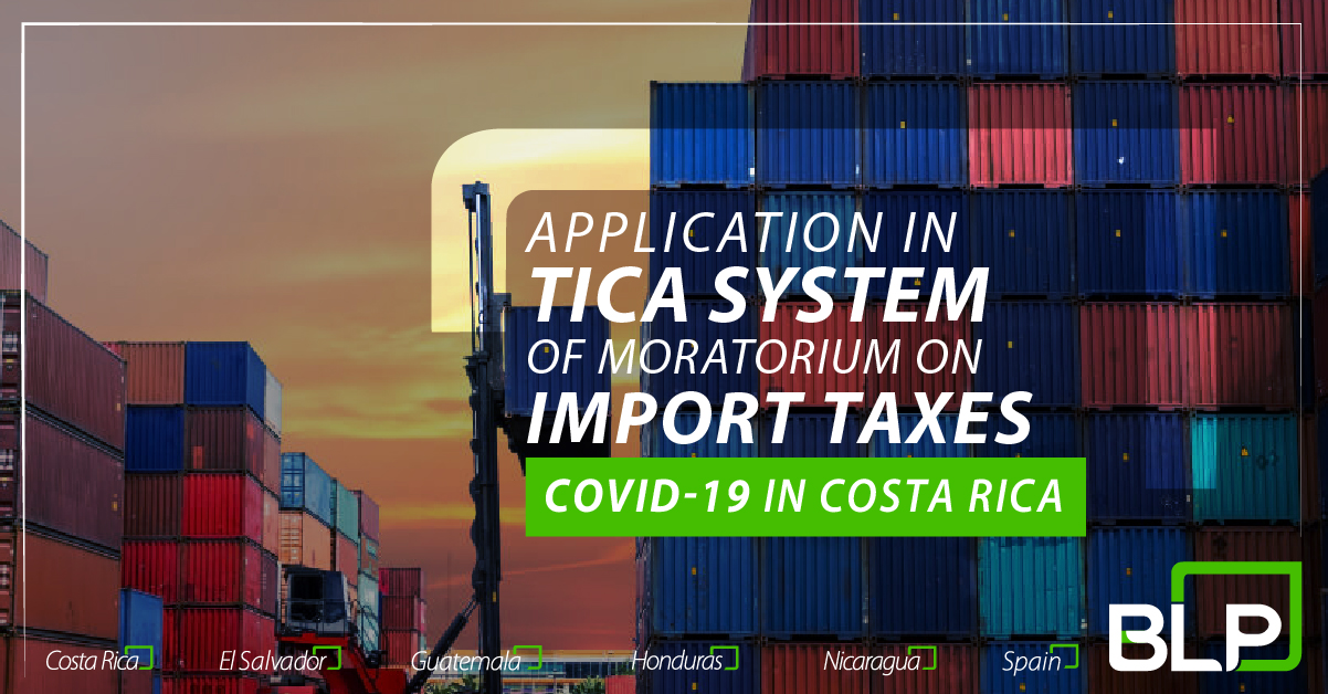 Moratorium on import taxes through the deferred payment mechanism