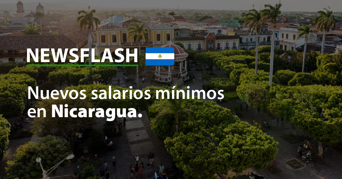 Nuevos salarios mínimos en Nicaragua