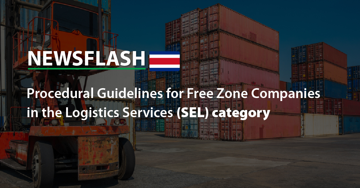 Procedural Guidelines for Free Zone Companies in the Logistics Services (SEL) category