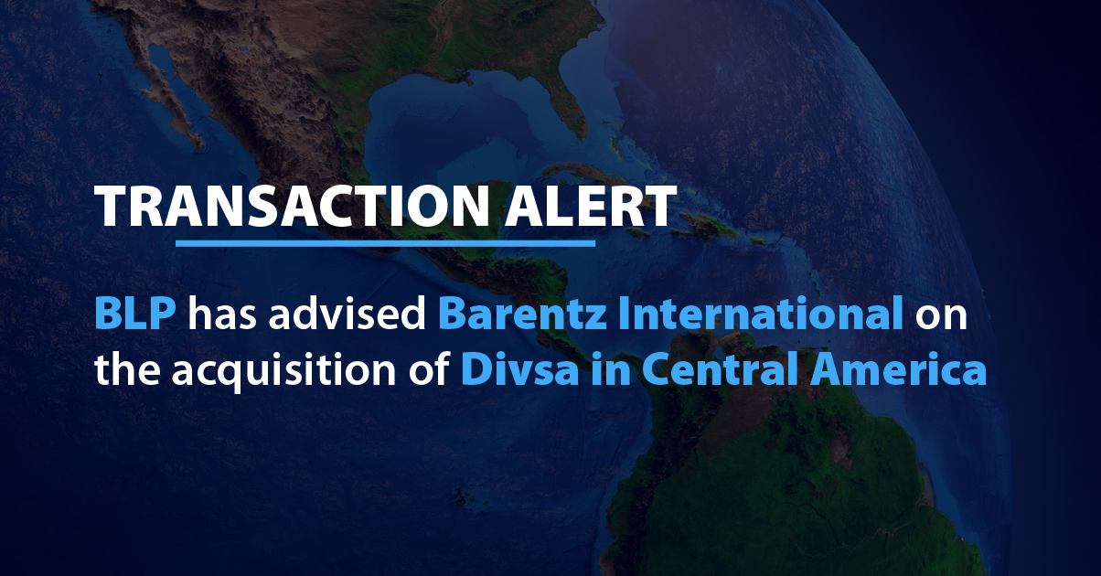BLP advises Barentz International on the acquisition of Divsa in Central America