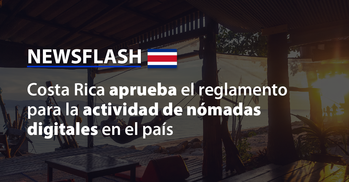 Costa Rica aprueba el reglamento para la actividad de nómadas digitales en el país