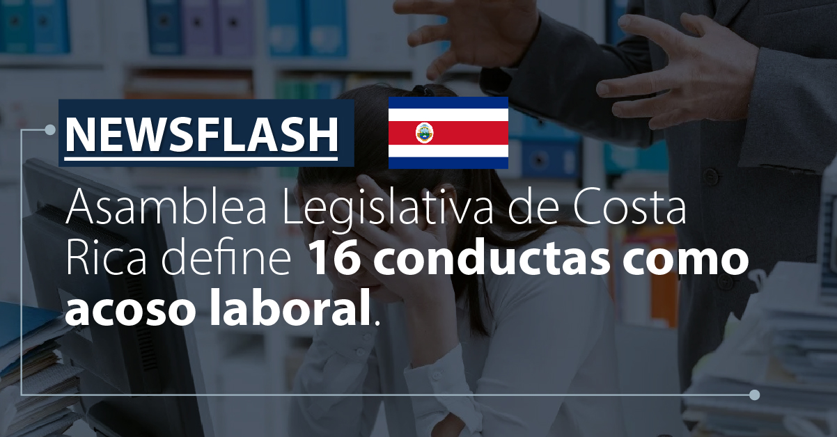 Diputados de la Asamblea Legislativa definen 16 conductas como acoso laboral