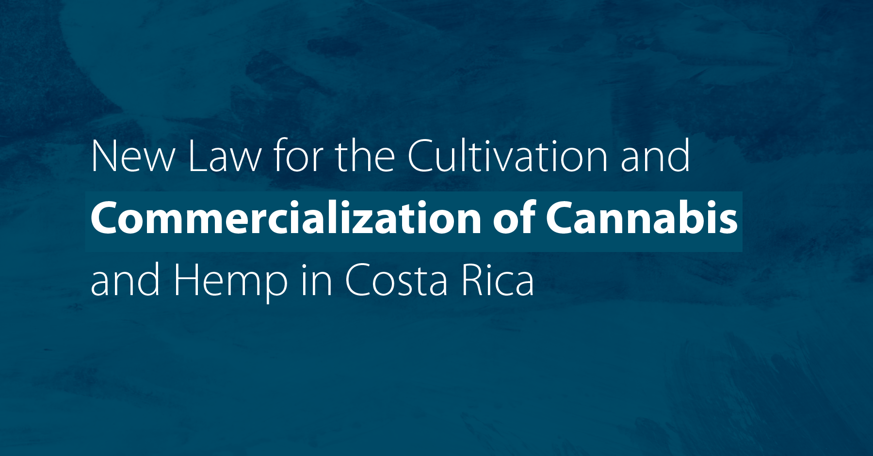 New Law for the Cultivation and Commercialization of Cannabis and Hemp in Costa Rica