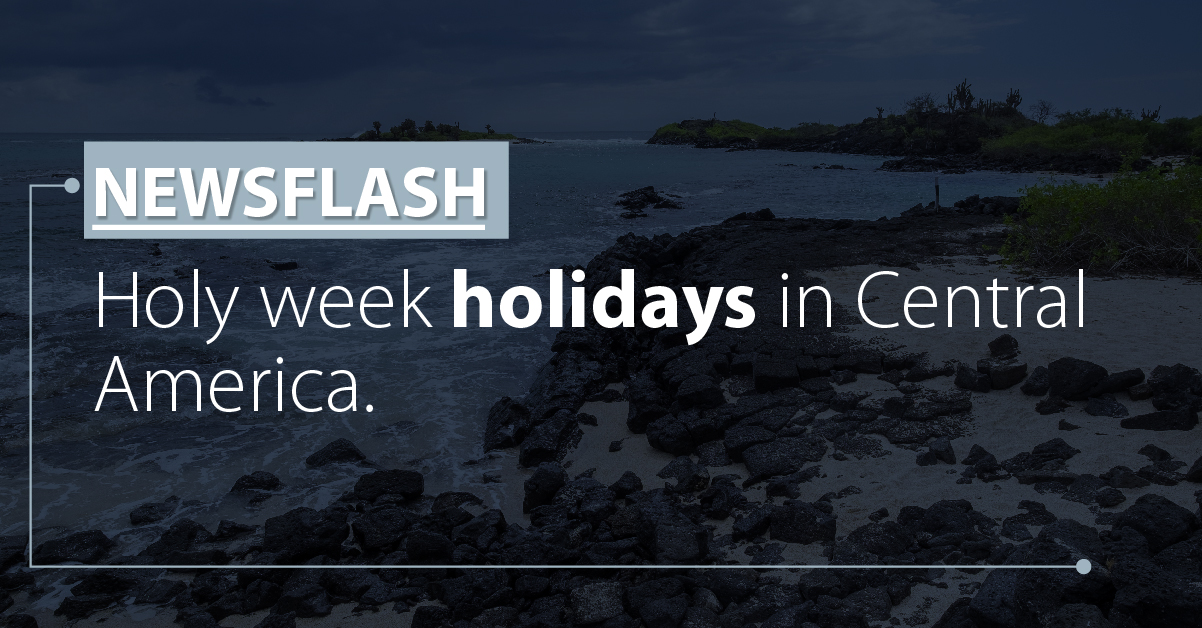 Holy week holidays in Central America - 2023