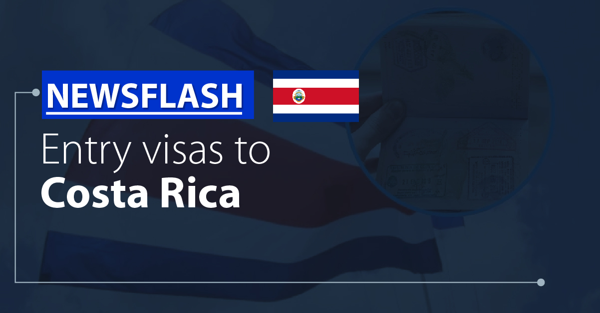 Entry visas to Costa Rica