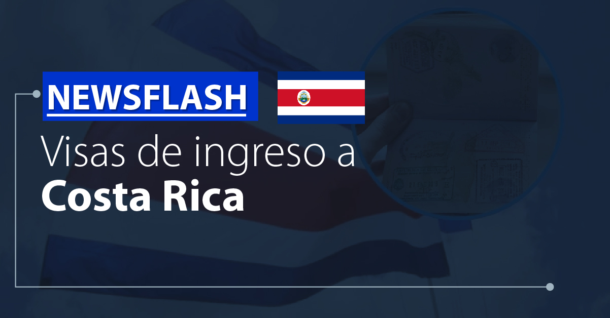 Visas de ingreso a Costa Rica